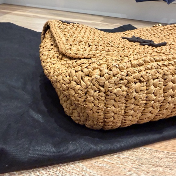 Yves Saint Laurent Brown Woven Shoulder Niki Bag - Picture 15 of 16